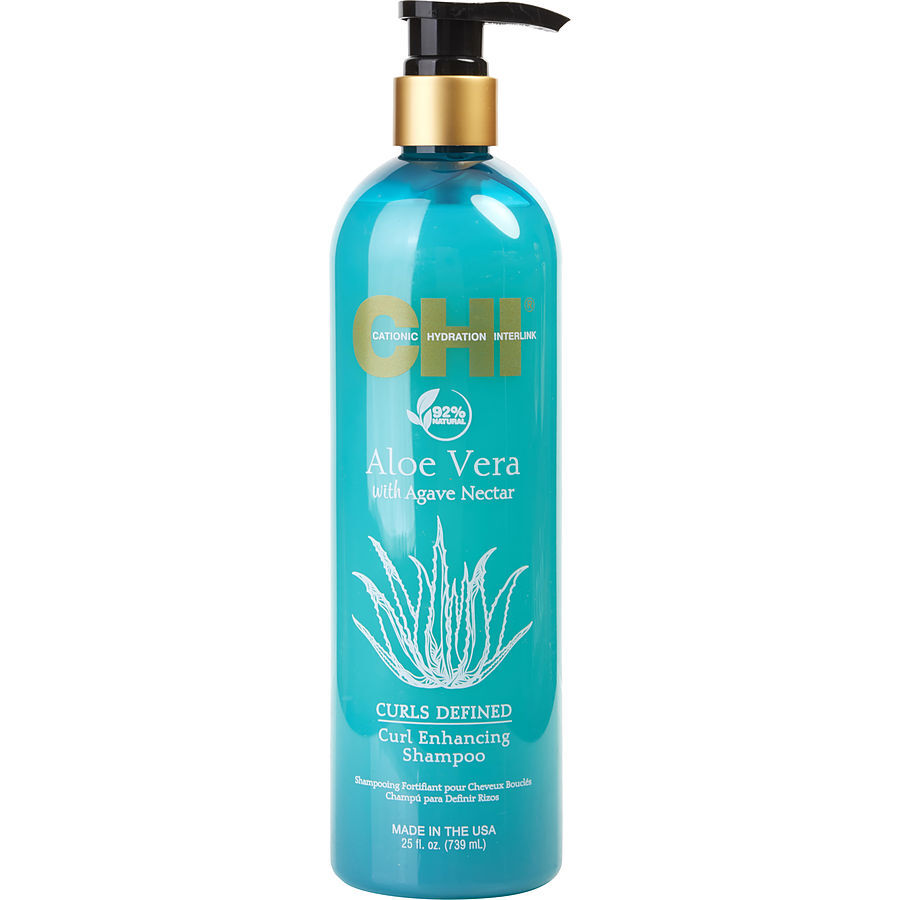 Aloe Vera with Agave Nectar Curl Enhancing Shampoo by CHI (UNISEX)