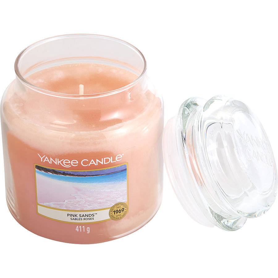 YANKEE CANDLE by Yankee Candle - PINK SANDS SCENTED MEDIUM JAR 14.5 OZ