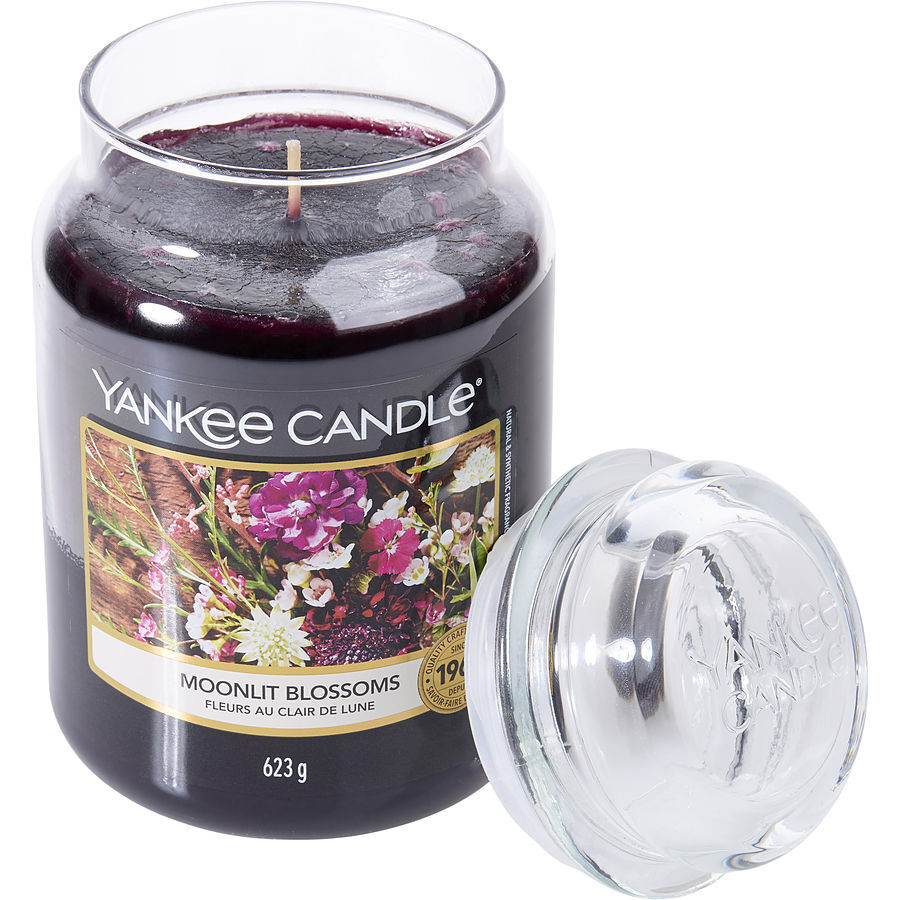 YANKEE CANDLE by Yankee Candle - MOONLIGHT BLOSSOMS SCENTED LARGE JAR 22 OZ