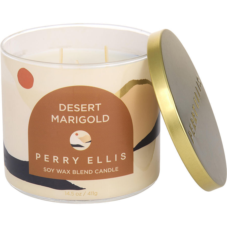 PERRY ELLIS DESERT MARIGOLD by Perry Ellis - SCENTED CANDLE 14.5 OZ