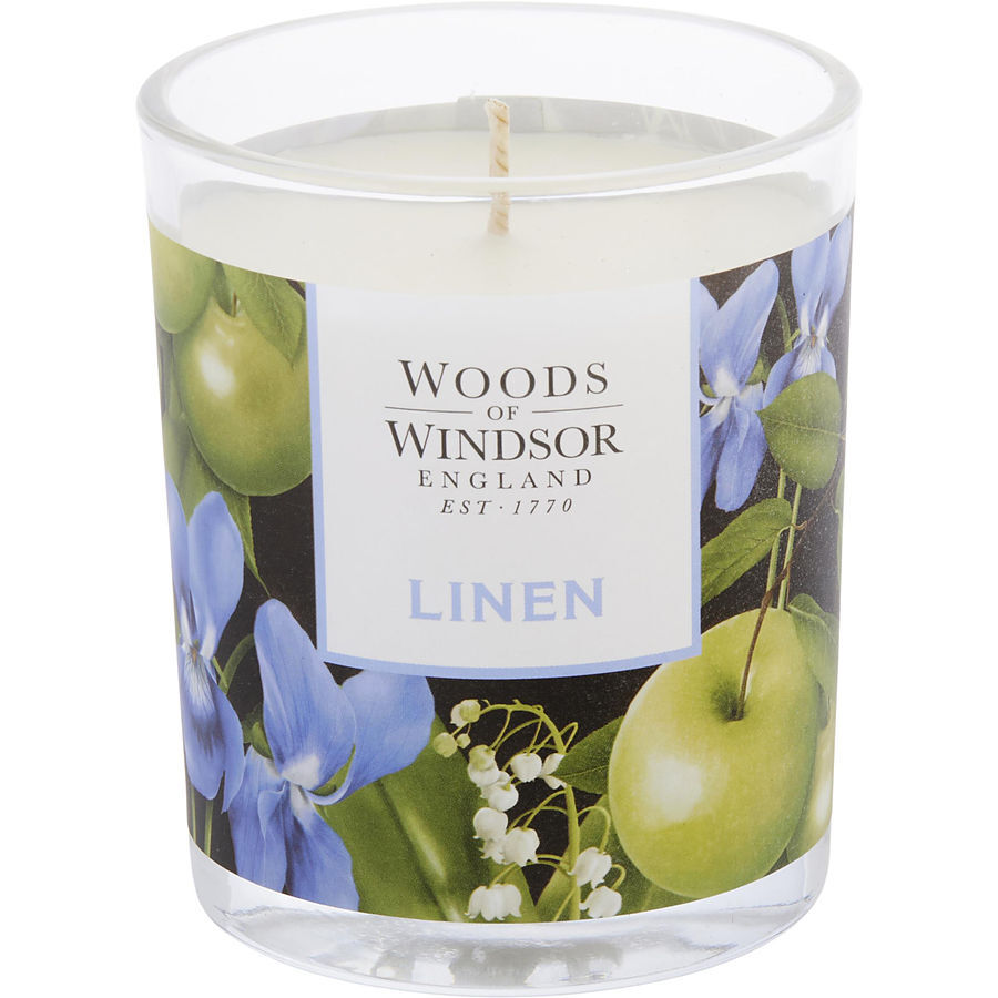 WOODS OF WINDSOR LINEN by Woods of Windsor - SCENTED CANDLE 5 OZ