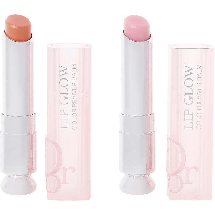 Dior Addict Lip Glow Color Reviving Lip Balm Duo by Christian Dior (WOMEN) - # 001 Pink / 004 Coral --2x3.2g/0.11oz