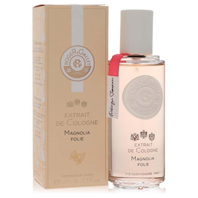 Roger & Gallet Magnolia Folie by Roger & Gallet Extrait De Cologne Spray 3.3 oz (Women)