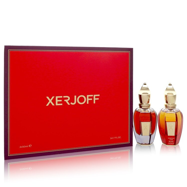 Shooting Stars Amber Gold & Rose Gold by Xerjoff Gift Set -- 1.7 oz EDP in Amber Gold + 1.7 oz EDP in Rose Gold (Women)