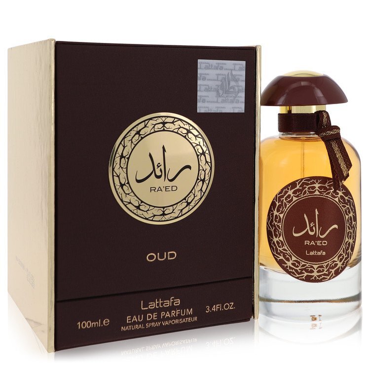 Raed Oud by Lattafa Eau De Parfum Spray (Unisex) 3.4 oz (Women)