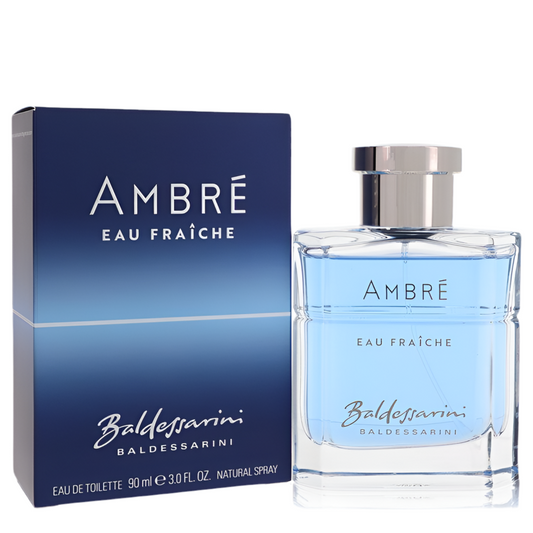 Baldessarini Ambre Eau Fraiche by Hugo Boss Eau De Toilette Spray 3 oz (Men)