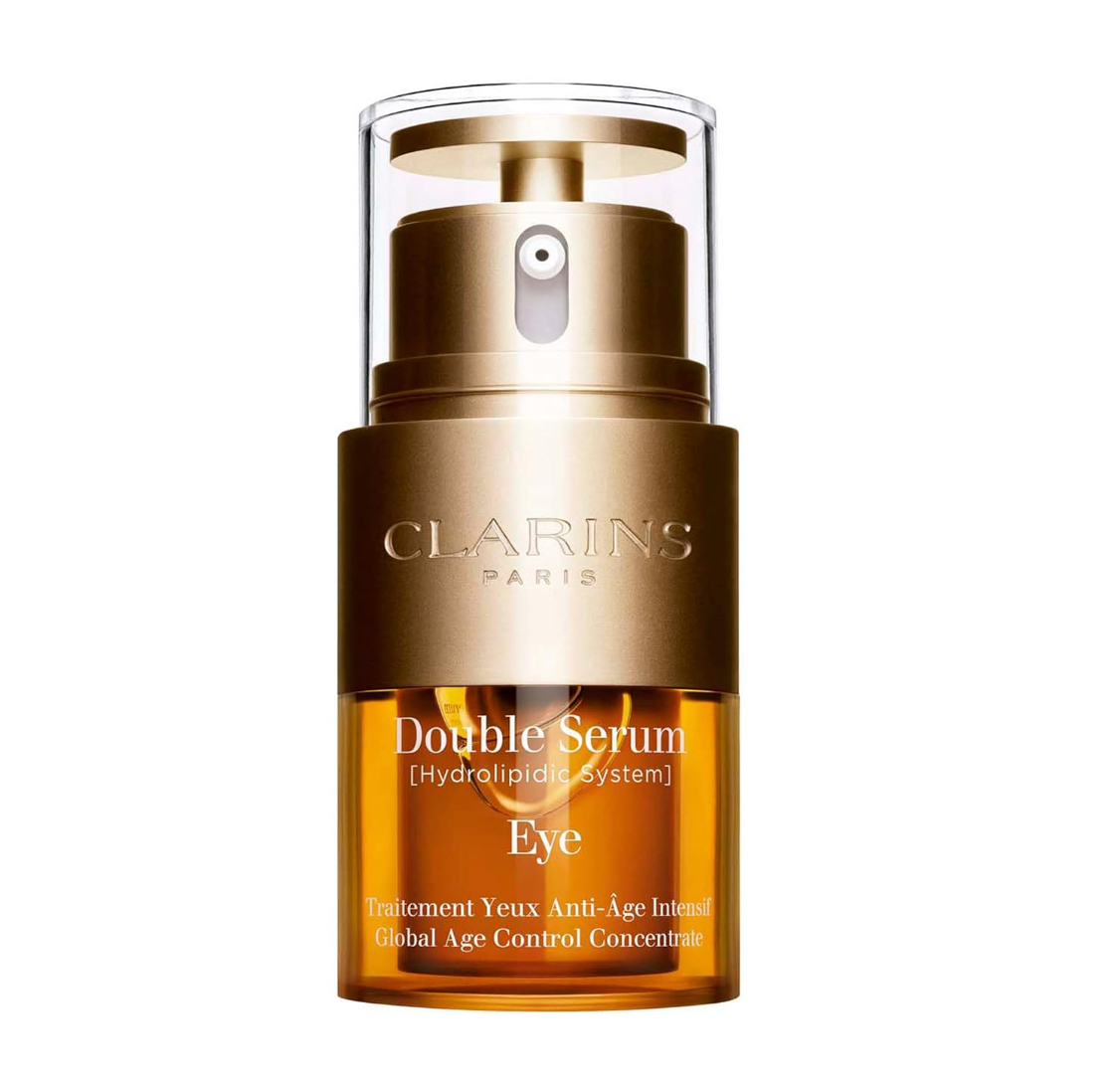 Double Serum Eye (Hydrolipidic System) Global Age Control Concentrate by Clarins (WOMEN) -20ml/0.6oz