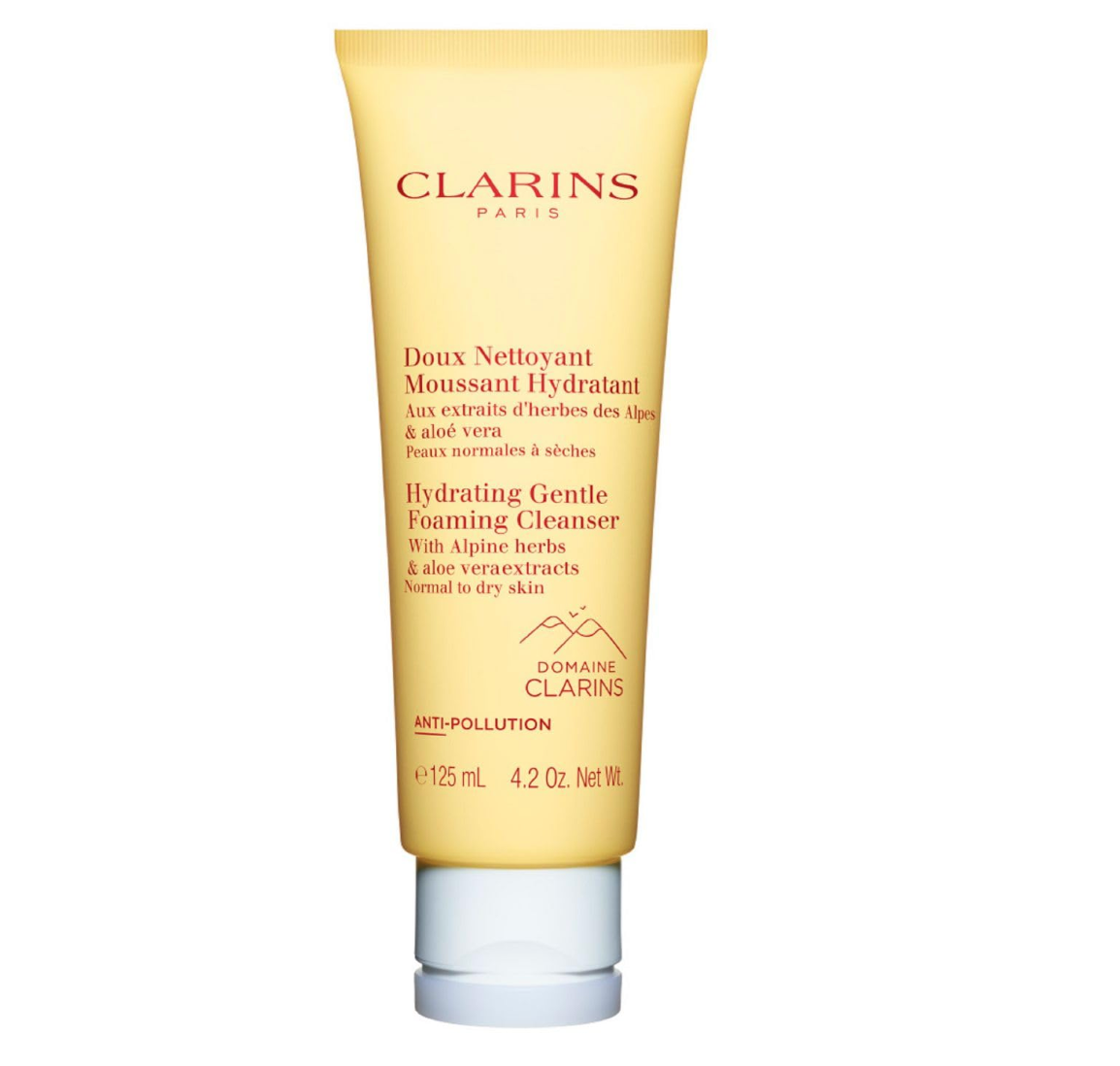 Hydrating Gentle Foaming Cleanser with Alpine Herbs &amp; Aloe Vera Extracts - Normal to Dry Skin by Clarins (WOMEN) -125ml/4.2oz