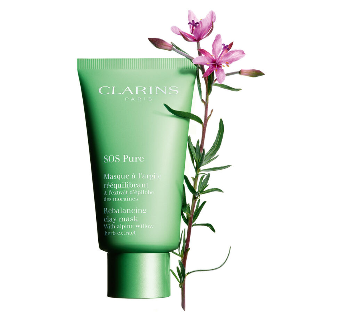 SOS Pure Rebalancing Clay Mask with Alpine Willow - Combination to Oily Skin by Clarins (WOMEN) -75ml/2.3oz