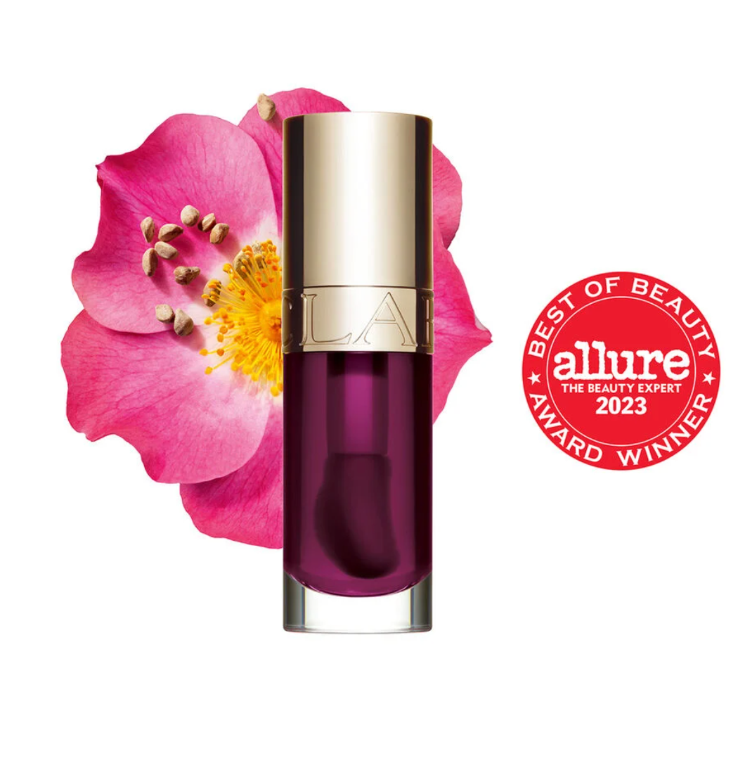 Lip Comfort Oil by Clarins (WOMEN) - # 10 Plum  --7ml/0.2oz